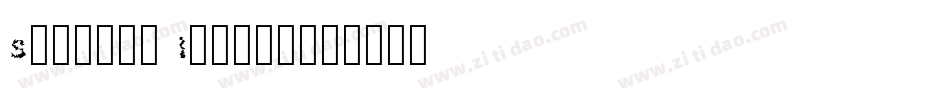 Shatter Italic字体转换